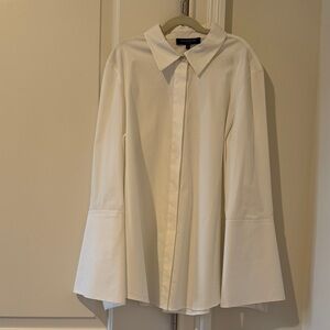 Lafayette 148 New York White Blouse